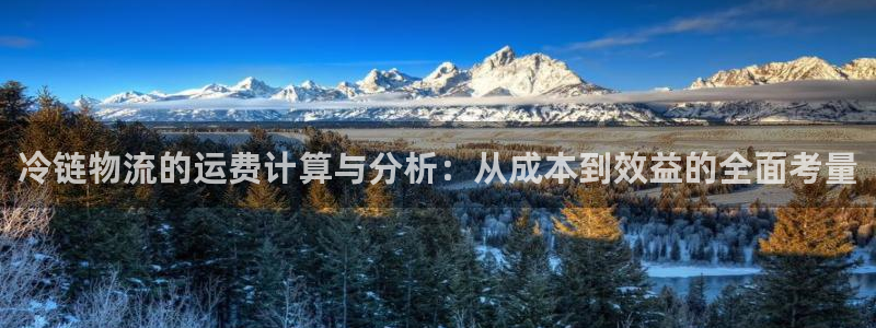 豪门国际起来的符号：冷链物流的运费计